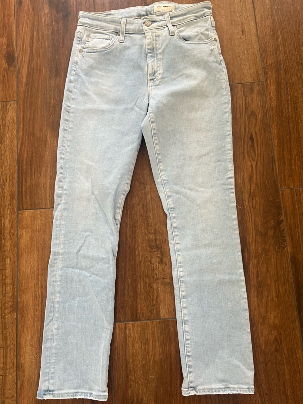 AG Adriano Goldschmied Mari High-rise Slim Straight Jeans Size 29